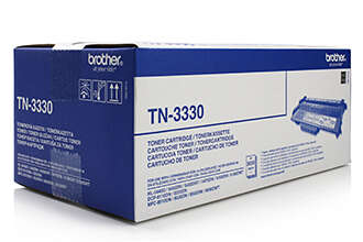 Caixa de toner Brother TN-3330 em preto e branco