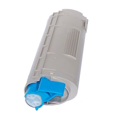 Cilindro de toner para impressora cinzento com detalhes azuis