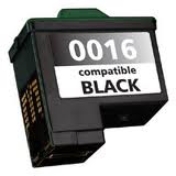 Cartucho de tinta preto com etiqueta 0016 compatible BLACK