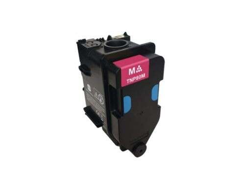 Cartucho de tinta magenta TNP80M preto e rosa