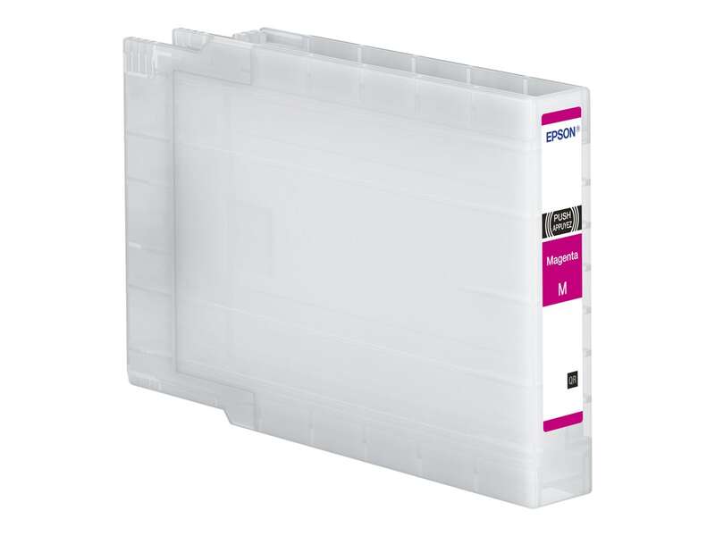 Cápsula de tinta Epson Magenta M transparente com etiqueta