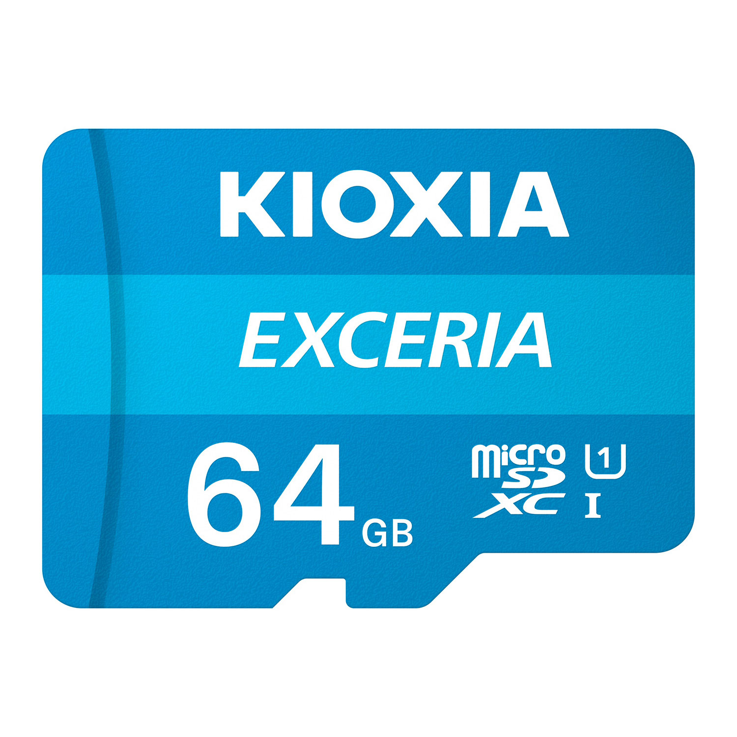 Cartão de memória microSD Kioxia Exceria 64 GB azul