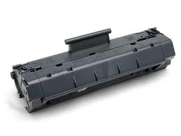 Toner de impressora preto com pega no topo