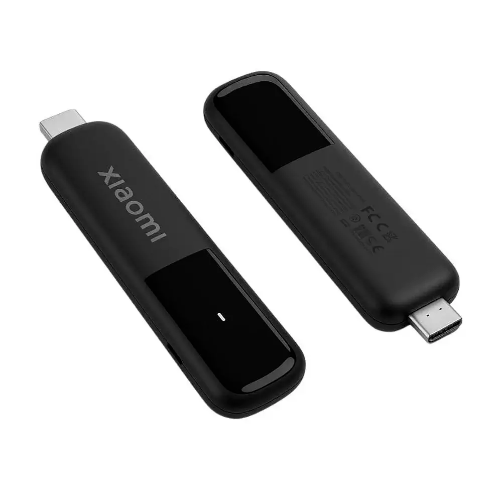 Dispositivo preto pequeno com conector USB-C e logótipo Xiaomi