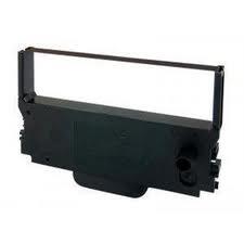 Fita de impressora ou calculadora preta com estrutura plástica