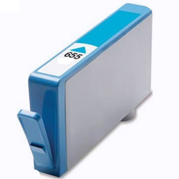 Cartucho de tinta azul para impressora com código 655