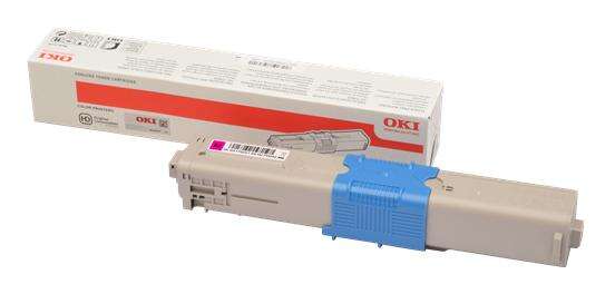Cartucho de toner magenta OKI com embalagem