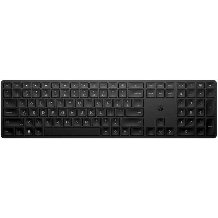 teclado preto HP QWERTY com teclado numérico