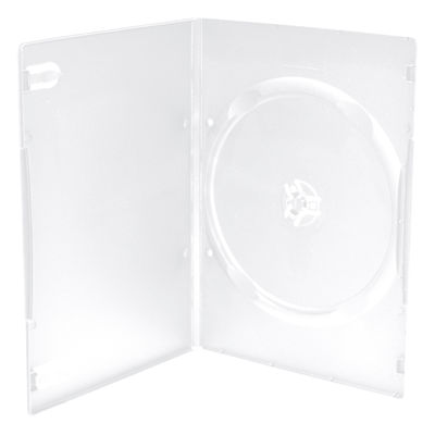 Estojo transparente aberto para CD ou DVD