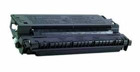 Dois toners pretos sobrepostos de plástico retangulares.