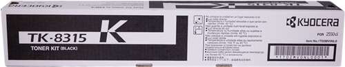 Embalagem de toner Kyocera preto TK-8315