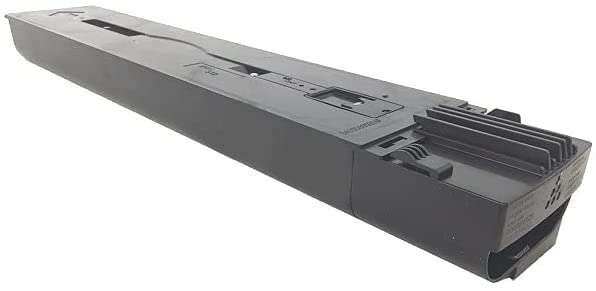 Bateria preta para portátil vista de lado com conetores