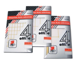 Pacotes de etiquetas auto-adesivas marca 4 office