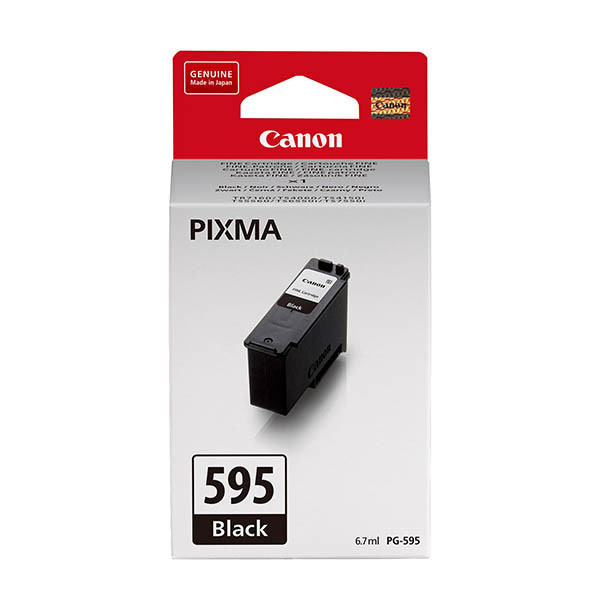 Embalagem tinta Canon PIXMA 595 Black 6.7 ml