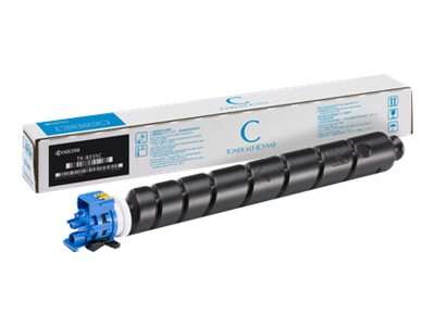 Toner para impressora preto KYOCERA TK-8715K com embalagem branca e azul