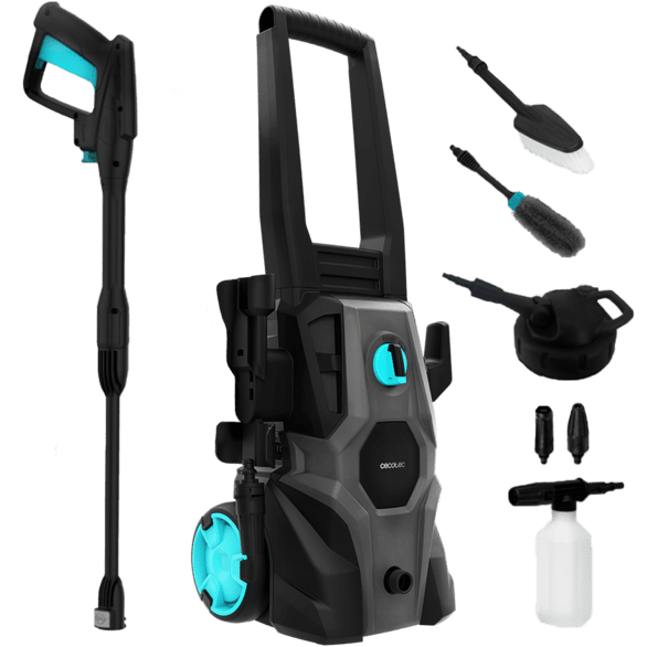 Máquina alta pressão Cecotec com acessórios de limpeza