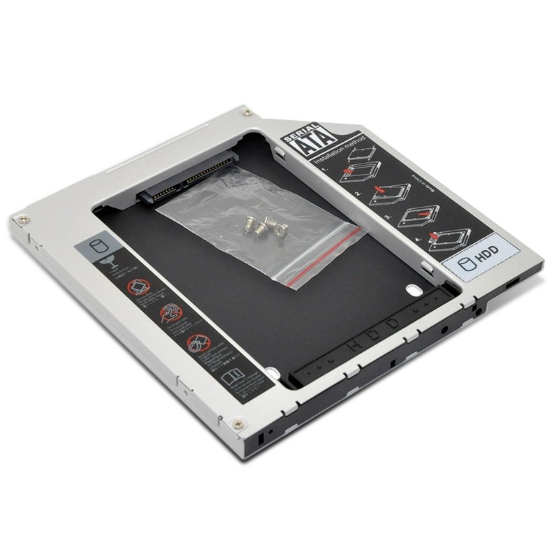 Adaptador para disco rígido com conector SERIAL ATA e parafusos incluídos