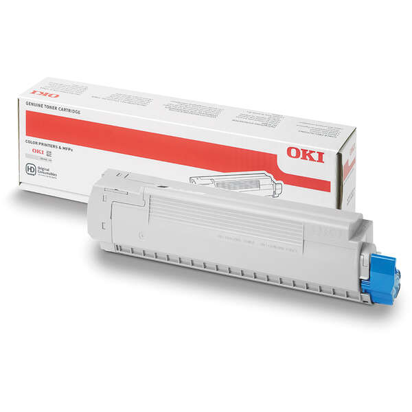 Tinteiro OKI Genuine Toner Cartridge para impressoras a cores com caixa