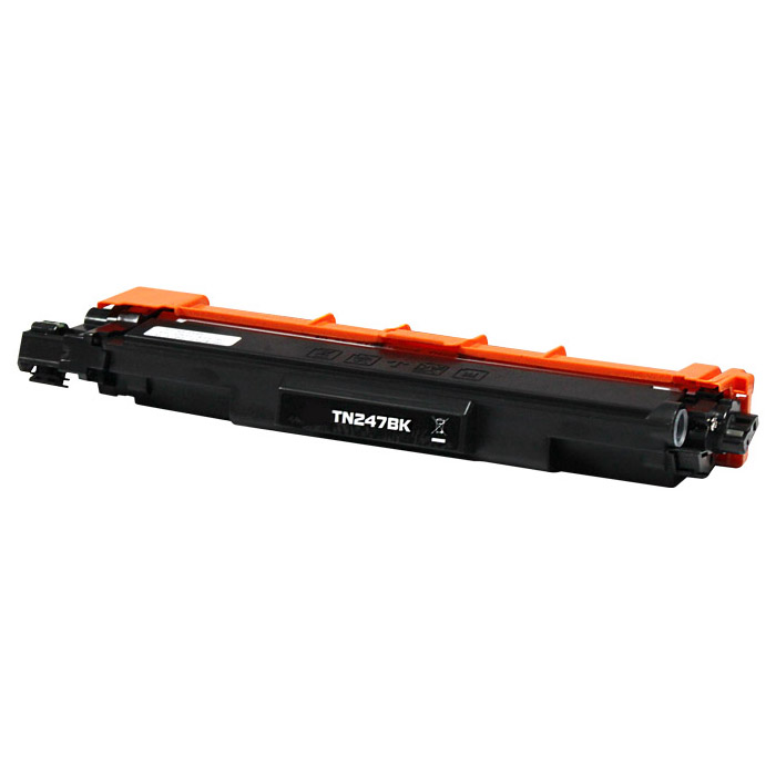 Cartucho de toner preto TN247BK com proteção laranja