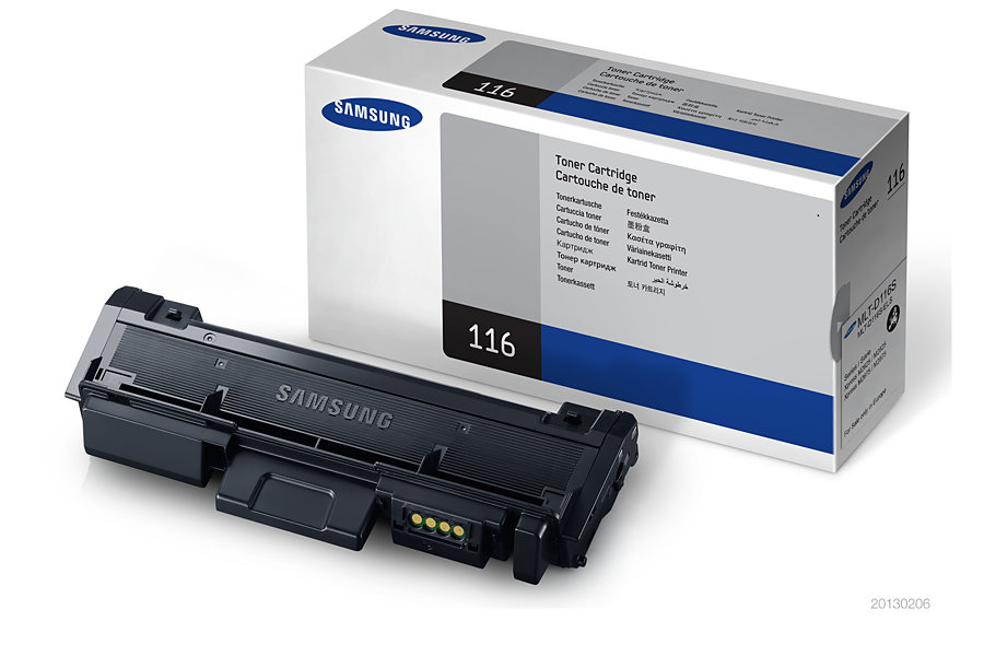 Toner para impressora Samsung 116 com embalagem branca
