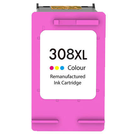 Cartucho de tinta 308XL cor remanufaturado rosa