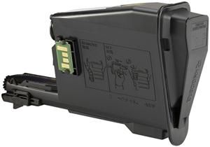 Cartucho de tinta preto para impressora com etiquetas e instruções em plástico