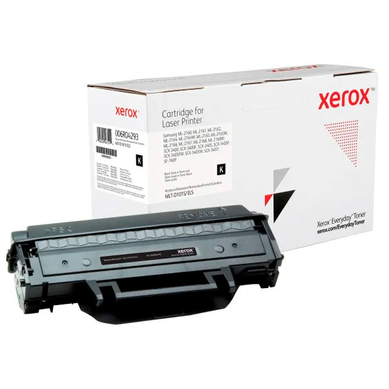 Toner Xerox preto com embalagem branca para impressora laser