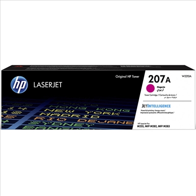 Caixa de toner HP LASERJET 207A magenta