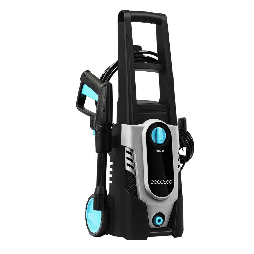 Máquina de lavar a alta pressão Cecotec 1400 W preta e cinza com detalhes em azul
