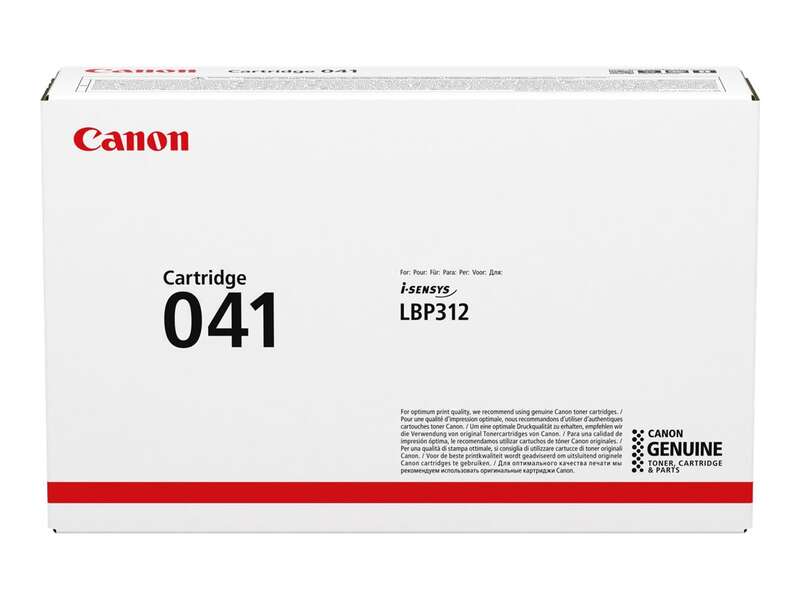 Embalagem de toner Canon Cartridge 041 para i-SENSYS LBP312