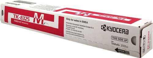 Embalagem de toner Kyocera TK-8325 M para impressora TASKalfa 2551ci