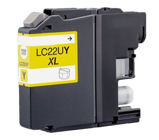 Cartucho de tinta amarelo preto LC22UY XL para impressora