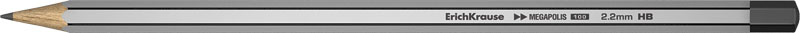 Lápis cinzento com texto preto ErichKrause HB NOISE 2.5mm HB