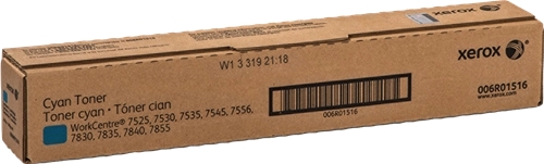 Embalagem de toner Xerox ciano para impressora WorkCentre