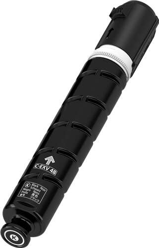 Cartucho de toner preto para impressora com texto C-EXV 48