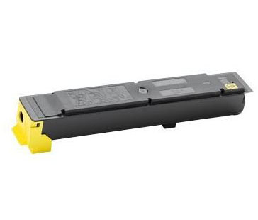 Cartucho de toner preto para impressora com detalhe amarelo