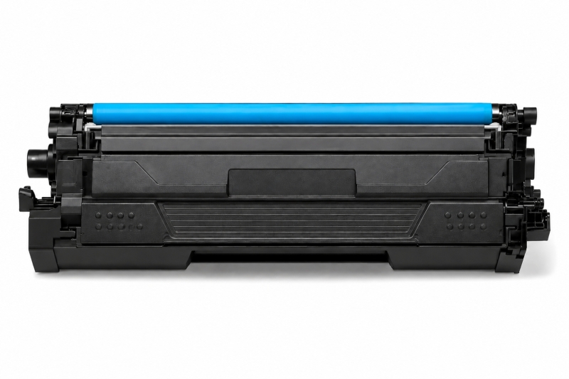 Cartucho de toner preto com cilindro azul para impressora