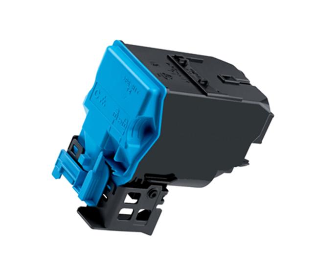 Recipiente recarregável de tinta preta com tampa azul para impressora