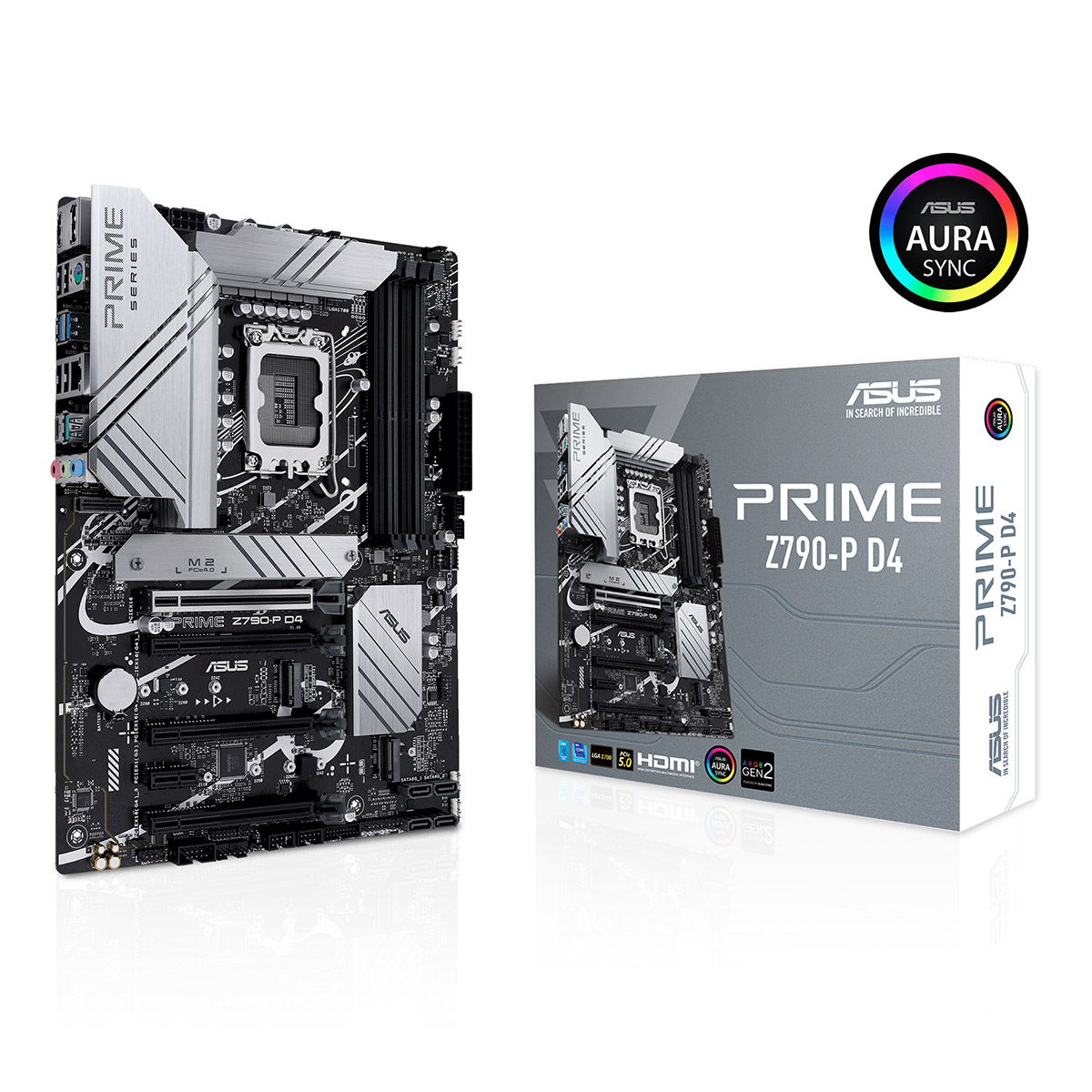 Placa-mãe ASUS PRIME Z790-P D4 e caixa