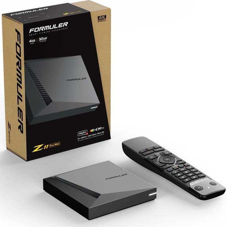 Set-top box Formuler Z11 Pro Max com comando e caixa