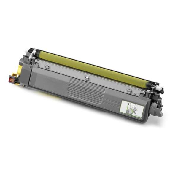 Cartucho de toner cinzento para impressora com cilindro amarelo