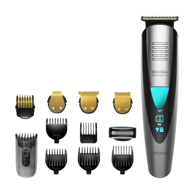 Aparelho de barbear Bamba PrecisionCare com pentes e lâminas
