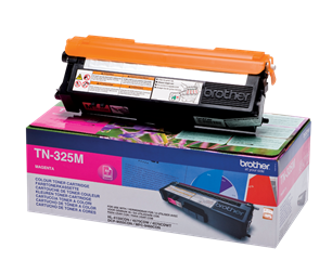 Cartucho toner Brother TN-325M magenta com caixa colorida