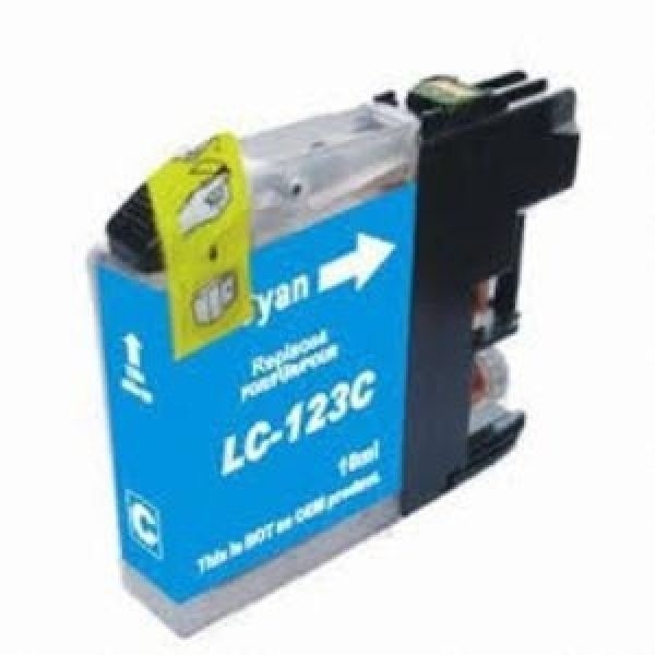 Cartucho de tinta ciano LC-123C para impressora