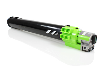 Cartucho de toner preto para impressora com componente verde