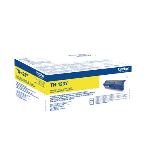 Caixa de toner Brother TN-423Y amarela