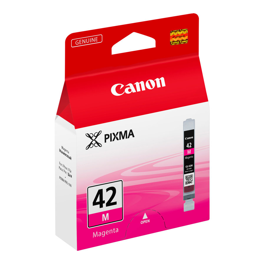 Embalagem de cartucho de tinta Canon Pixma 42 M magenta