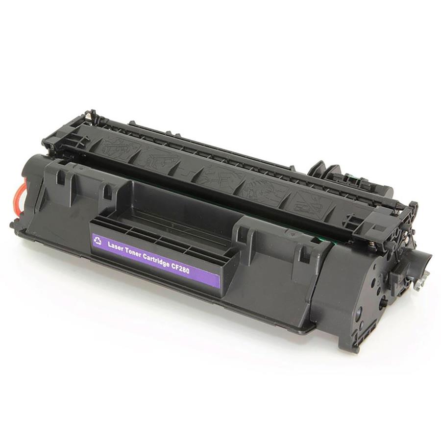 Cartucho de toner para impressora laser CF280 preto com etiqueta roxa