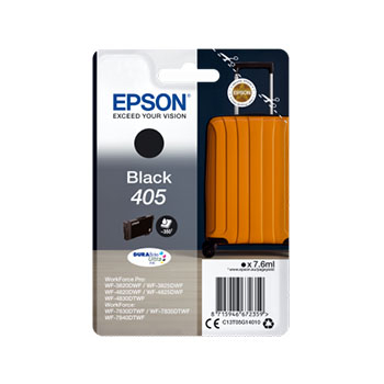 Cartucho de tinta Epson Black 405 em embalagem blister