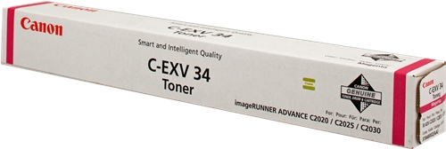 Caixa branca de toner Canon C-EXV 34 para impressoras ImageRUNNER
